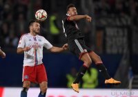 Fussball, 1. Bundesliga  Saison 2014/2015: Hamburger SV - Bayer 04 Leverkusen