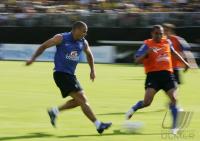 Fussball WM Training Brasilien