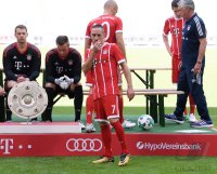 Fussball 1. Bundesliga 2017/2017: Fototermin beim FC Bayern Muenchen