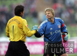 Fussball 1. Bundesliga: Bayern-Dortmund; Weidenfeller-Kahn beim Shakehands