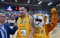 Basketball 1. Bundesliga 14/15 Hauptrunde:  Walter Tigers Tuebingen - Mitteldeutscher BC