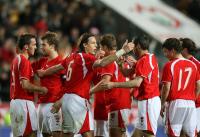 Fussball International Oesterreich - Schweiz