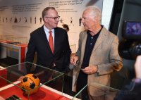 Fussball: Sonderausstellung in der Erlebniswelt des FC Bayern Muenchen in der Allianz Arena
