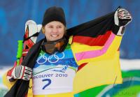 Olympische Spiele 2010 VANCOUVER:  JUBEL  REGENSBURGER - SKI ALPIN  FRAUEN