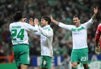 FUSSBALL 1. BUNDESLIGA: Bremen - Frankfurt