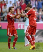 Fussball  1. Bundesliga  13/14: JUBEL FC Bayern Muenchen