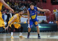 Basketball 1. Bundesliga 14/15 Hauptrunde:  Walter Tigers Tuebingen - Mitteldeutscher BC