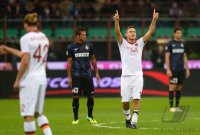 FUSSBALL SERIE A 2013/2014: JUBEL Francesco Totti (AS Rom)