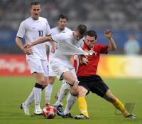 FUSSBALL  Olympia 2008  Peking  Vorrunde Neuseeland - Belgien