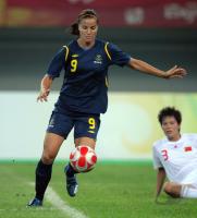 FUSSBALL  Olympia 2008   Vorrunde  Frauen  China - Schweden