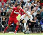 Fussball DFB-Pokal: Mayen - Stuttgart, Zweikampf