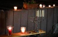 Juedisches Lichterfest; Solidarit&Atilde;&curren;tsbekundung des Rexinger Synagogenvereins