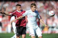 Fussball 1. Bundesliga : 1 FC Nuernberg - FC Bayern Muenchen