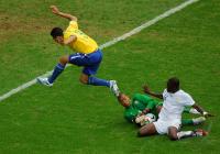 Fussball WM 2006: Achtelfinale Brasilien - Ghana