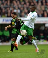 Fussball, 1. Bundesliga  Saison 2013/2014: SV Werder Bremen - Borussia Moenchengladbach