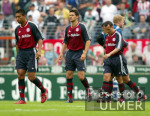 Fussball Bundesliga: Gladbach - Bayern, enttaeuschte Bayern