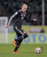 Fussball 1. Bundesliga  Saison 2010/2011: Arjen Robben (FC Bayern Muenchen)