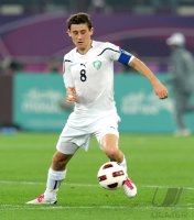 Fussball AFC Asian Cup 2011 Eroeffnungsspiel:  Server Djeparov (Uzbekistan)