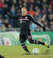 Fussball CHL  Saison 2011/2012:  Arjen Robben (FC Bayern Muenchen)