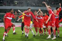 Fussball DFB-Pokal: Wolfsburg - Stuttgart