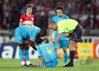 Fussball, Champions League: VfB Stuttgart - FC Barcelona