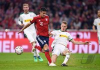 Fussball 1. Bundesliga Saison 18/19: FC Bayern Muenchen - Borussia Moenchengladbach