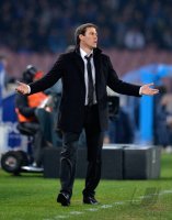 FUSSBALL Coppa Italia  2013/2014:  Trainer Rudi Garcia (AS Rom)