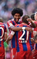 Fussball 1. Bundesliga Saison 14/15: JUBEL FC Bayern Muenchen
