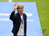 Fussball 1. Bundesliga Saison 21/22: Teampraesentation FC Bayern Muenchen