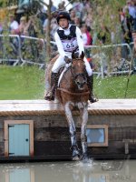REITEN Olympia 2012: Michael Jung (Deutschland) mit Sam beim Gelaenderitt