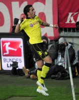 Fussball 1. Bundesliga : JUBEL Lucas Barrios (Borussia Dortmund)