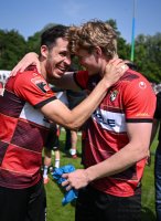 Fussball Relegation zur Regionalliga Sued  2024/2025   
TSG Balingen - Tuerk Guecue Friedberg