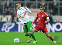 Fussball 1. Bundesliga, Saison 2011/2012:  FC Bayern Muenchen - SV Werder Bremen