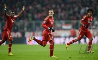 Fussball 1. Bundesliga Saison 12/13:  JUBEL Bastian Schweinsteiger (FC Bayern Muenchen)