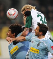 Fussball: 1. Bundesliga Saison 2010/2011: Wolfsburg - Moenchengladbach