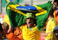 FUSSBALL WM 2010, VIERTELFINALE: Holland - Brasilien