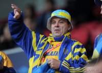 Fussball U21-Europameisterschaft 2011: Ukraine Fan