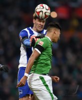 Fussball, 1. Bundesliga  Saison 2014/2015: Werder Bremen - Hertha BSC Berlin