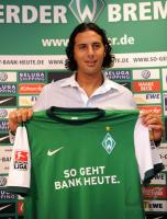FUSSBALL, 1. BUNDESLIGA: Werder Bremen praesentiert Claudio Pizarro
