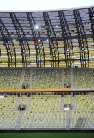 Fussball International EM 2012 : Uebersicht der PGE Arena , EM Stadion von Danzig