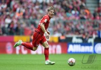 Fussball 1. Bundesliga Saison 14/15: Bastian Schweinsteiger (FC Bayern Muenchen)