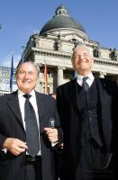 Fussball WM 2006: Empfang des Bayerischen Ministerpraesidenten
