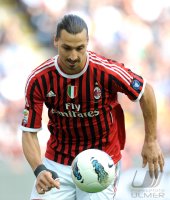 FUSSBALL SERIE A:  Zlatan Ibrahimovic (AC Mailand)