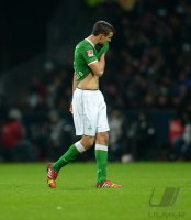 Fussball, 1. Bundesliga  Saison 2013/2014: SV Werder Bremen - FC Bayern Muenchen