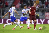 Fussball 1. Bundesliga Saison 21/22: FC Bayern Muenchen -  Hertha BSC Berlin