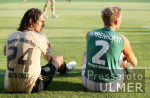 Fussball Ligapokal: Bayern - Bremen, SANTA CRUZ und FAHRENHORST