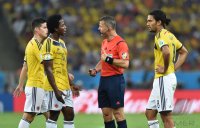 FUSSBALL WM 2014, Achtelfinale: Kolumbien - Uruguay