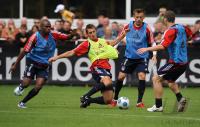 Fussball 1. Bundesliga: Training beim FC Bayern Muenchen