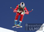 Super-Kombination Wengen Herren Kristian Ghedina (ITA)  am Hundschopf-Sprung