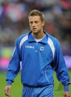 Fussball International EM 2012-Qualifikation:  Adnan Mravac (Bosnien-Herzegowina)